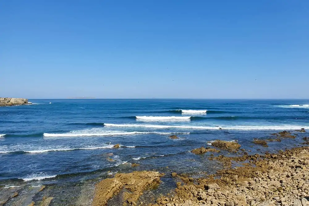 Fun surf conditions at the surf spot Papôa in Peniche